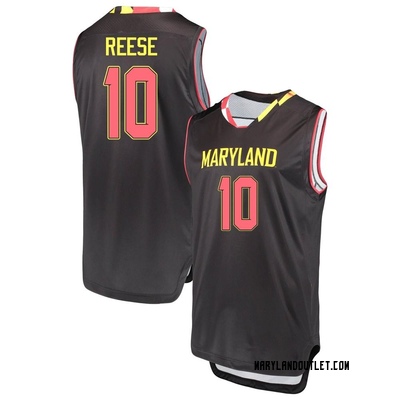 Youth Julian Reese Maryland Terrapins Replica Performance Basketball Jersey - Black
